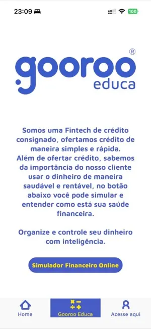 Gooroo Crédito — screen 2