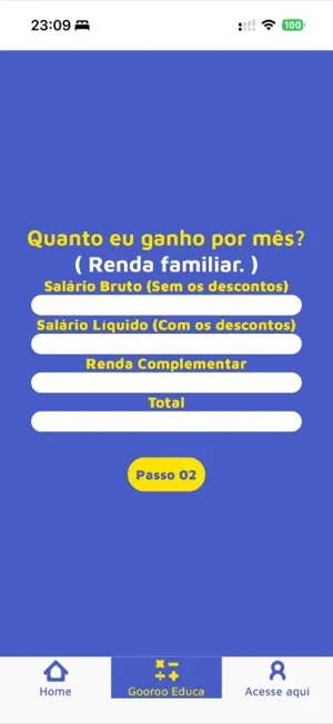Gooroo Crédito — screen 3