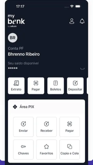 Mybenk — screen 1