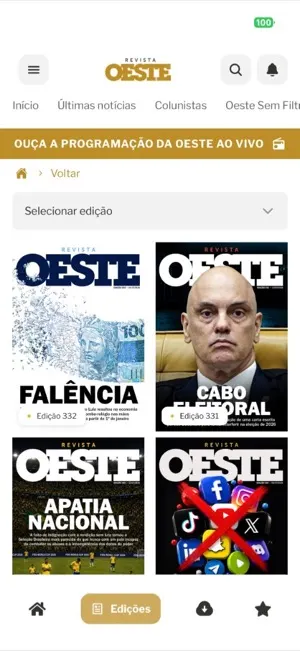 Revista Oeste — screen 2