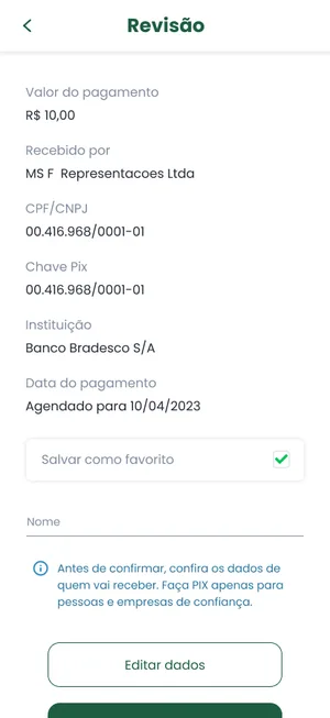 VrdeBank — tela 2